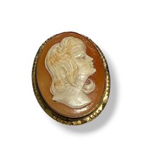 Broche Mandile 1922 Femme Cammei  in Argent Conchiglia 2MSPCM49